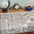 Viking Britain Map Tea Towel