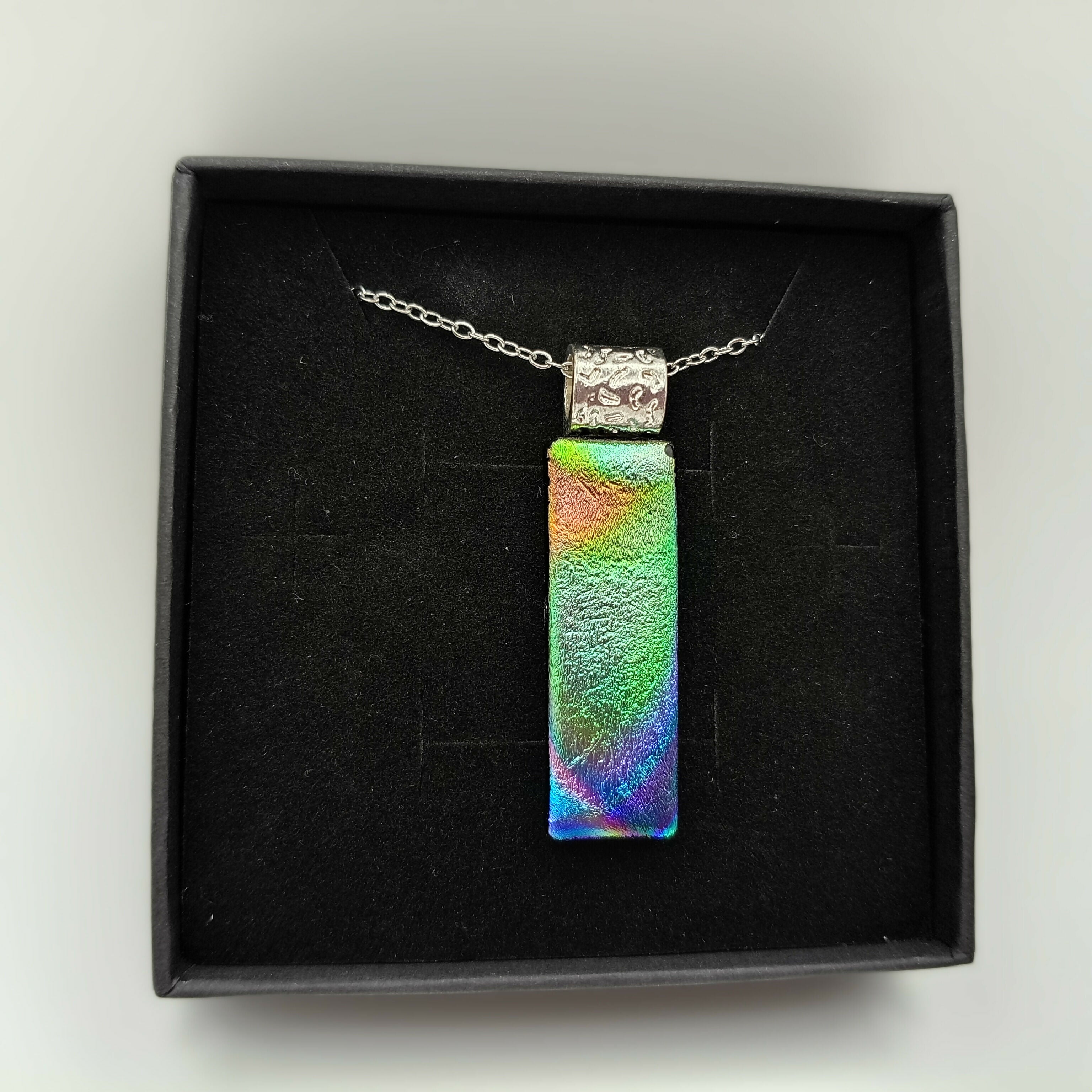 Green, Purple and Pink Pendant