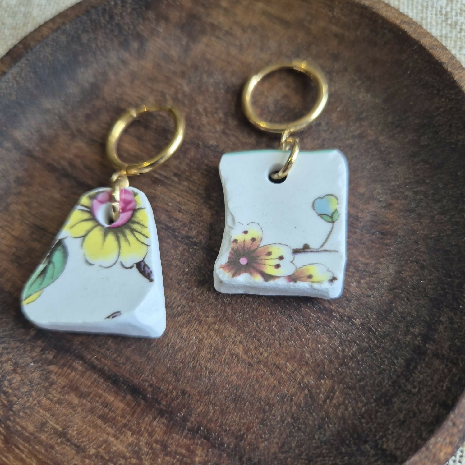 Recycled Ceramic Earring
