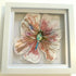 Framed Mixed Media Pastel Pink Floral Dragonfly