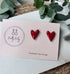 Red Heart Polymer Clay Studs