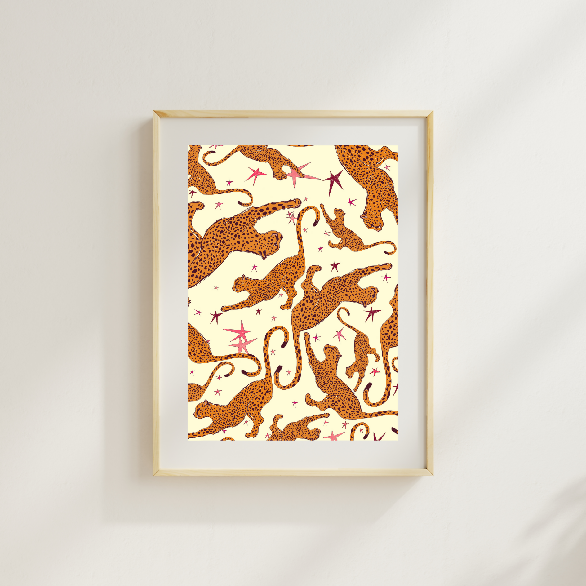 Wild & Starry A4 Hand Illustrated Poster