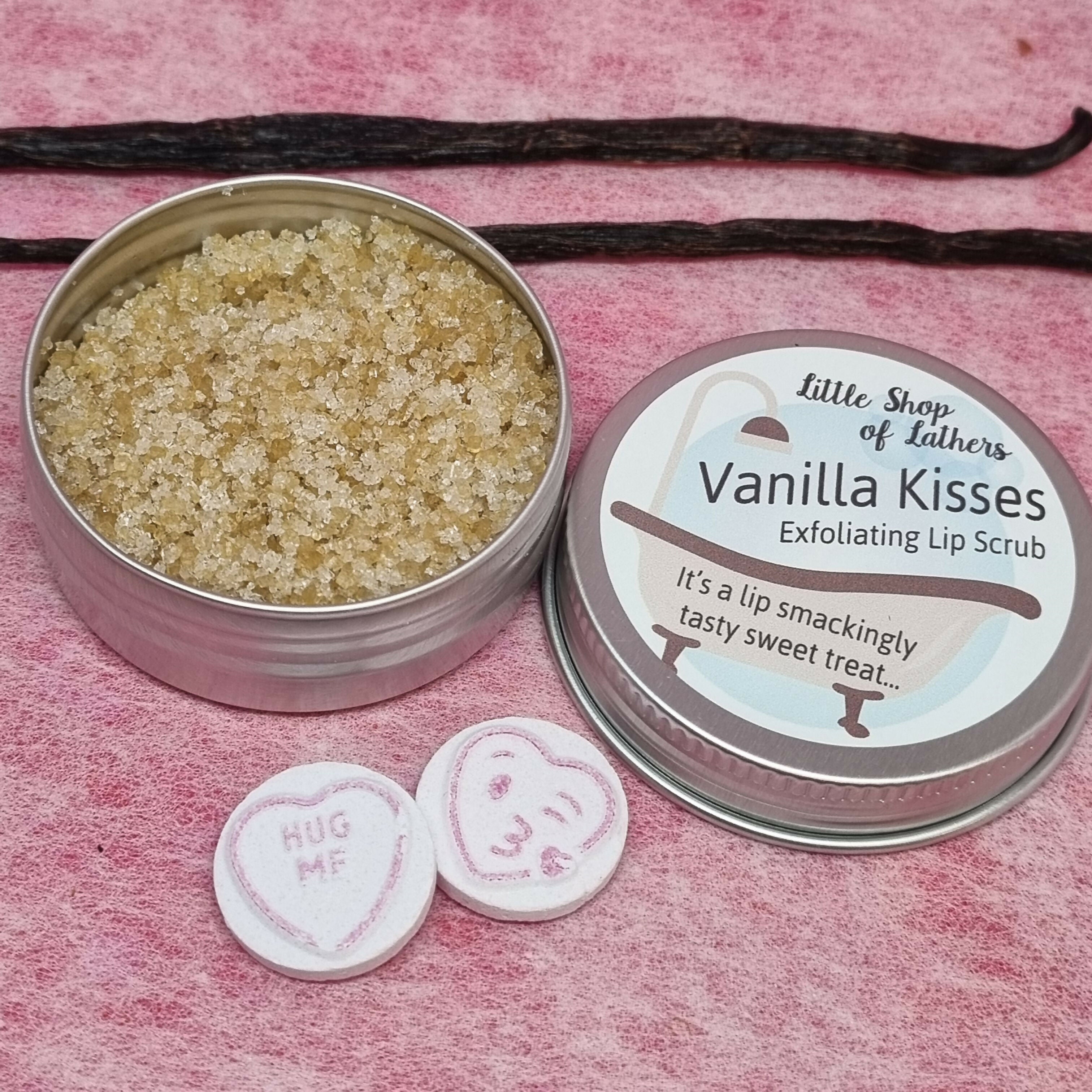 Exfoliating Lip Sugar Scrub - Vanilla Kisses