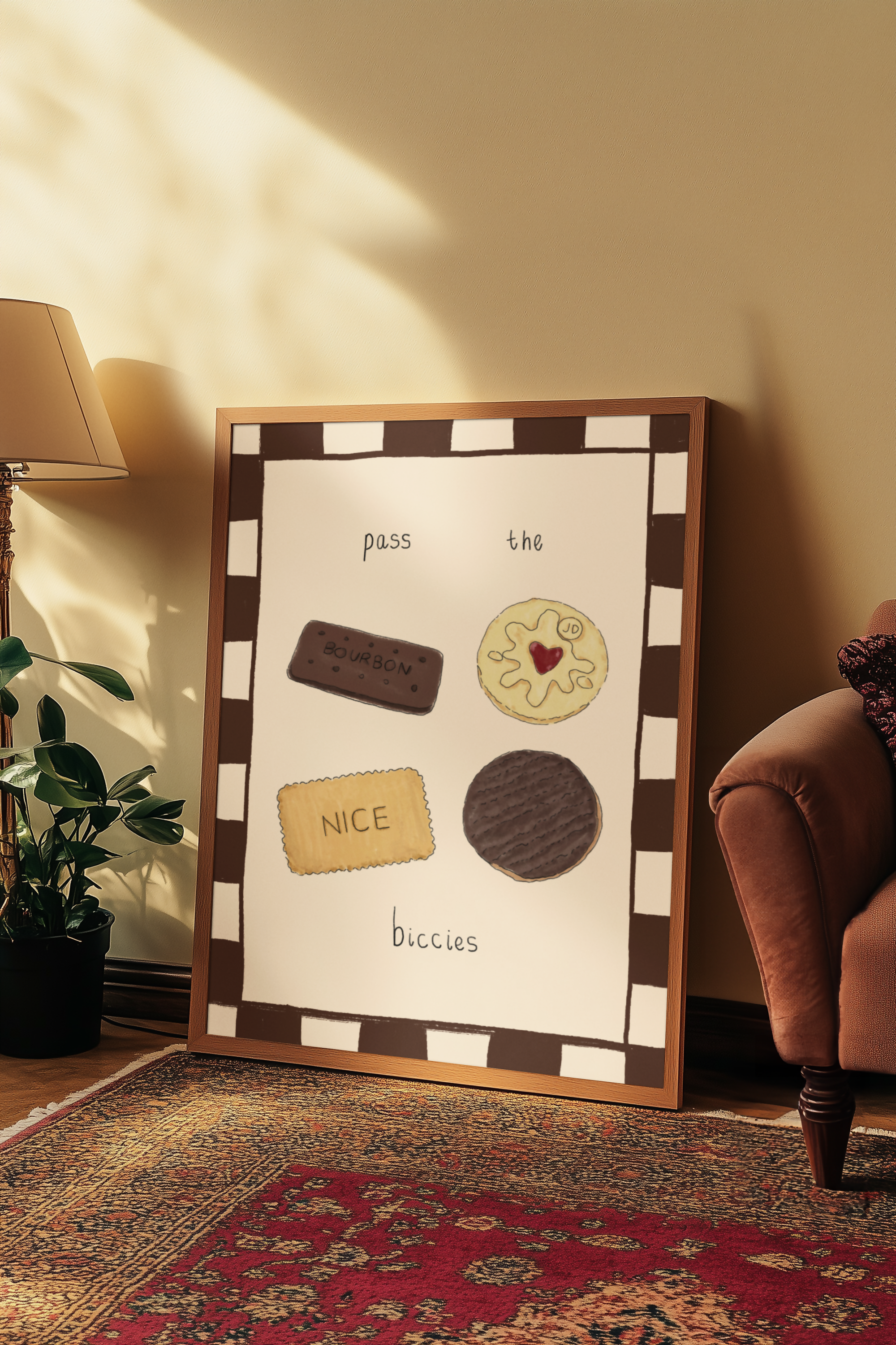 Pass the Biccies Print