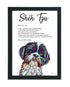 Shih Tzu Dog - Definition Quote - Framed Artwork.