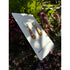 Silver Dangle Earrings: Handmade Marbled Effect Jewellery with Gold Leaf