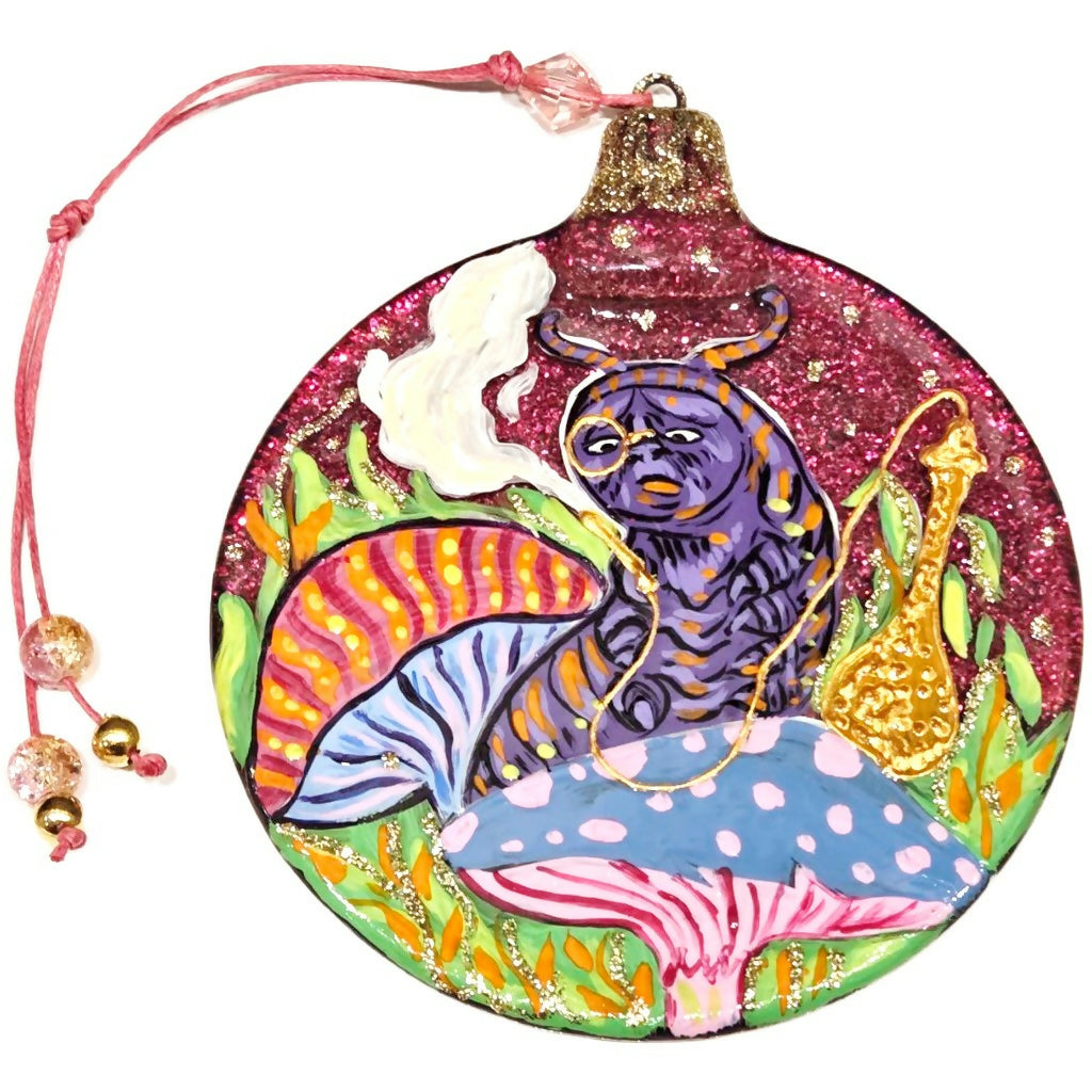 The Caterpillar Glass Wall Décor