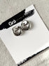 XL Chloe / 22k Rhodium Statement Hoop Earrings