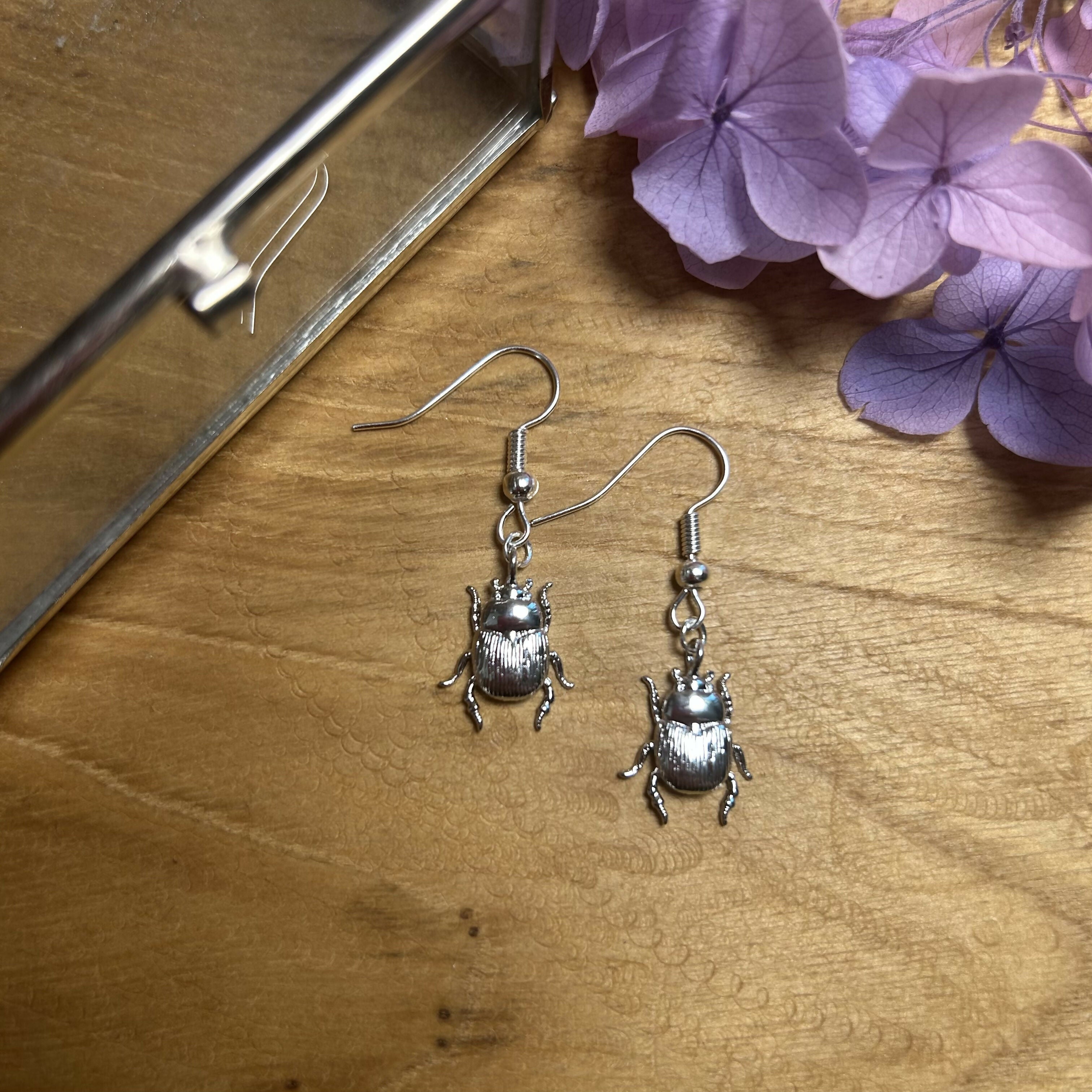 Super Cute Beetle Earrings