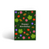 Green Floral Birthday Card