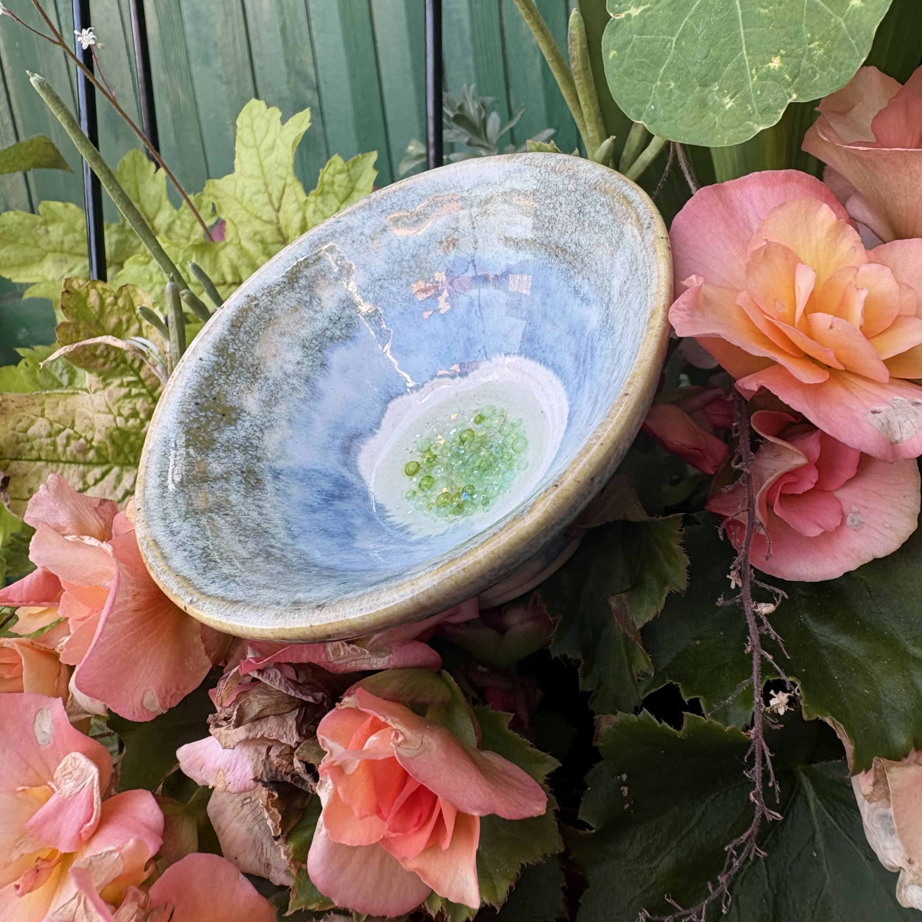 Green and Blue Sparkling Bowl