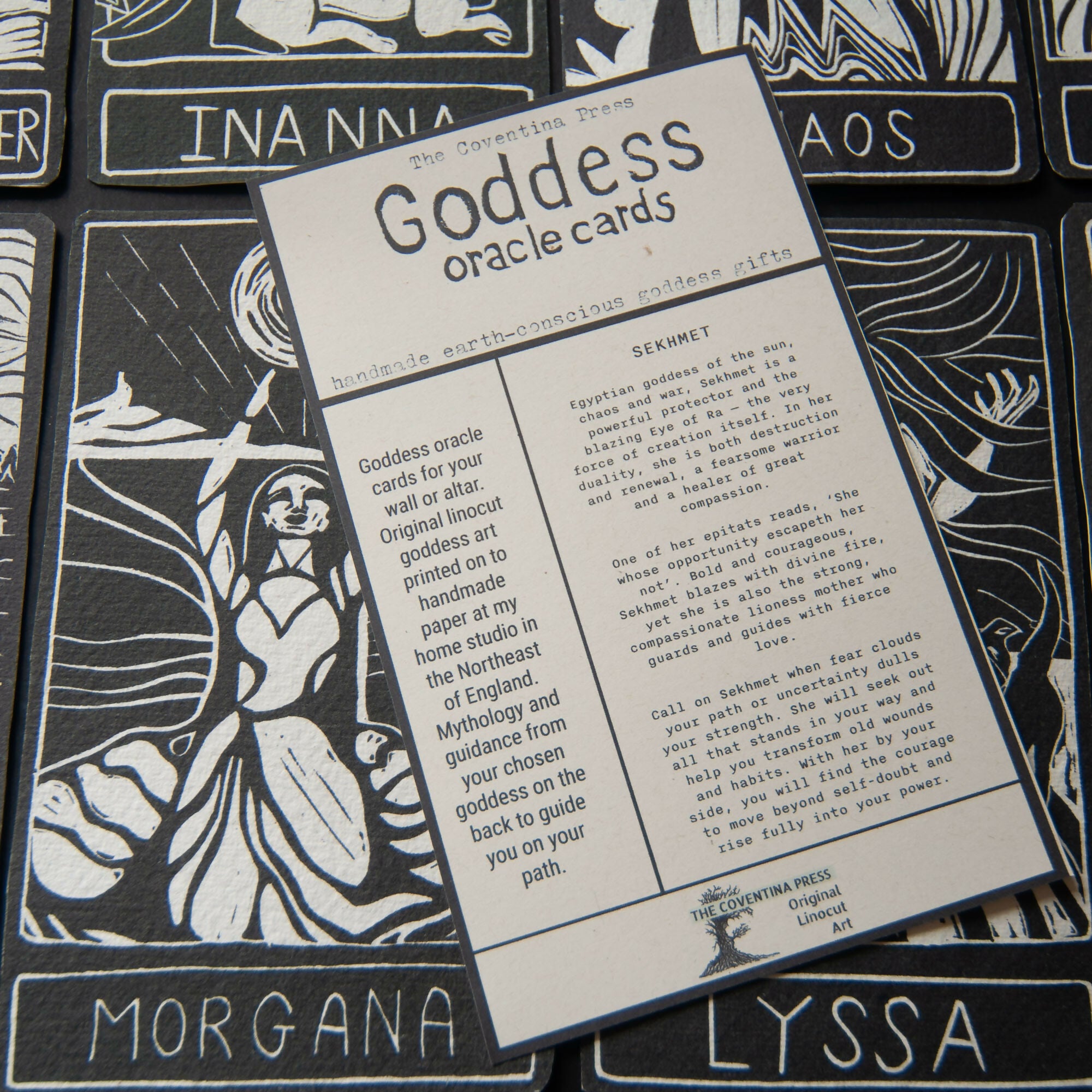 SEKHMET GODDESS ALTAR CARD