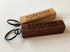 Leeds Keyring - Engraved Wooden Block - Yorkshire God's Own Country