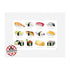 16”x 12” Mounted and Backed Giclée Print of Sushi
