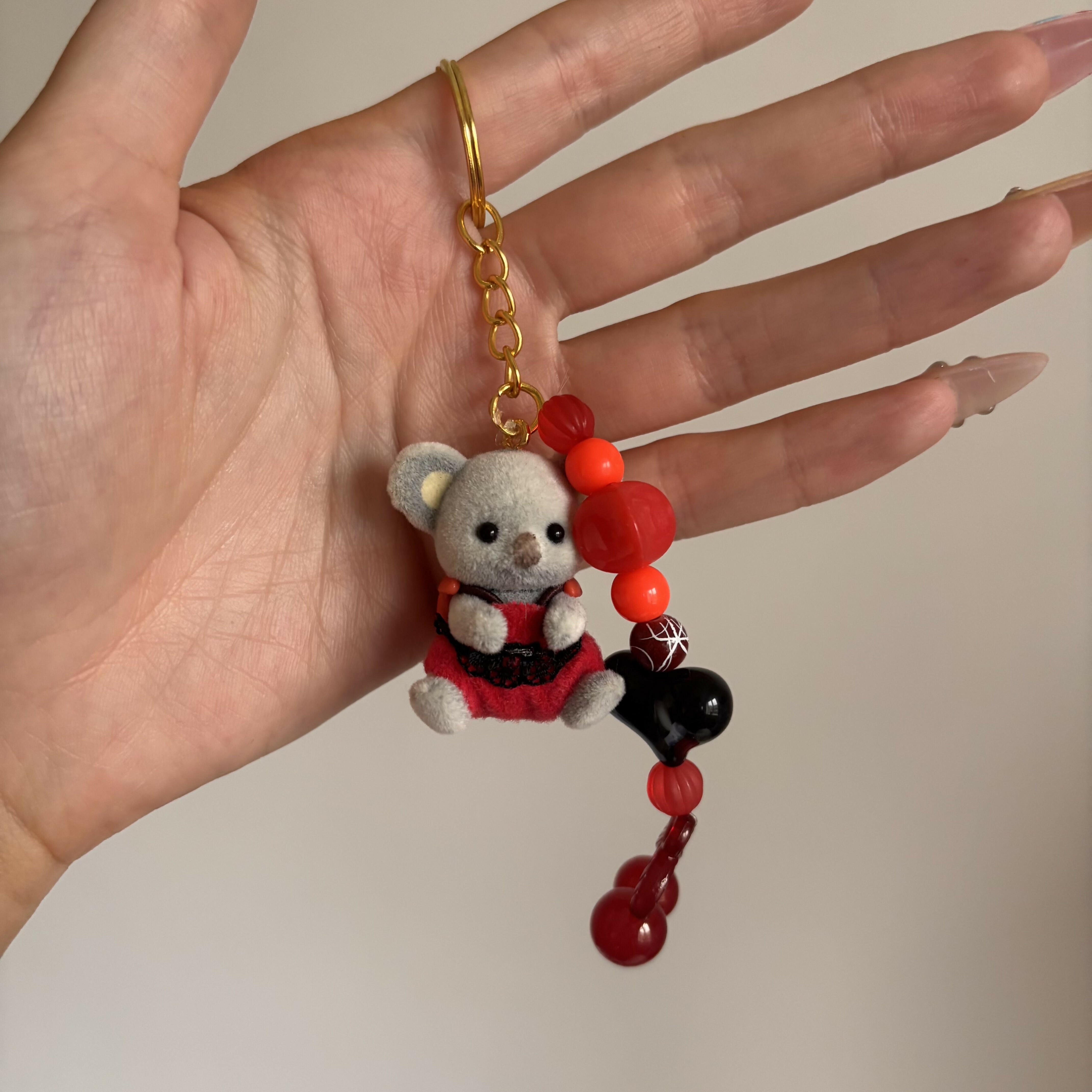Ladybug Koala Keyring