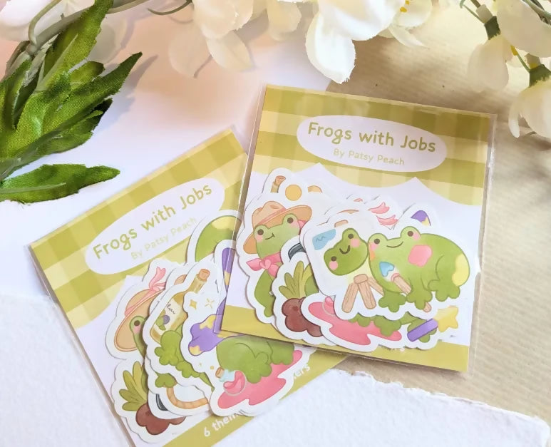 Frogs With Jobs - Sticker Pack