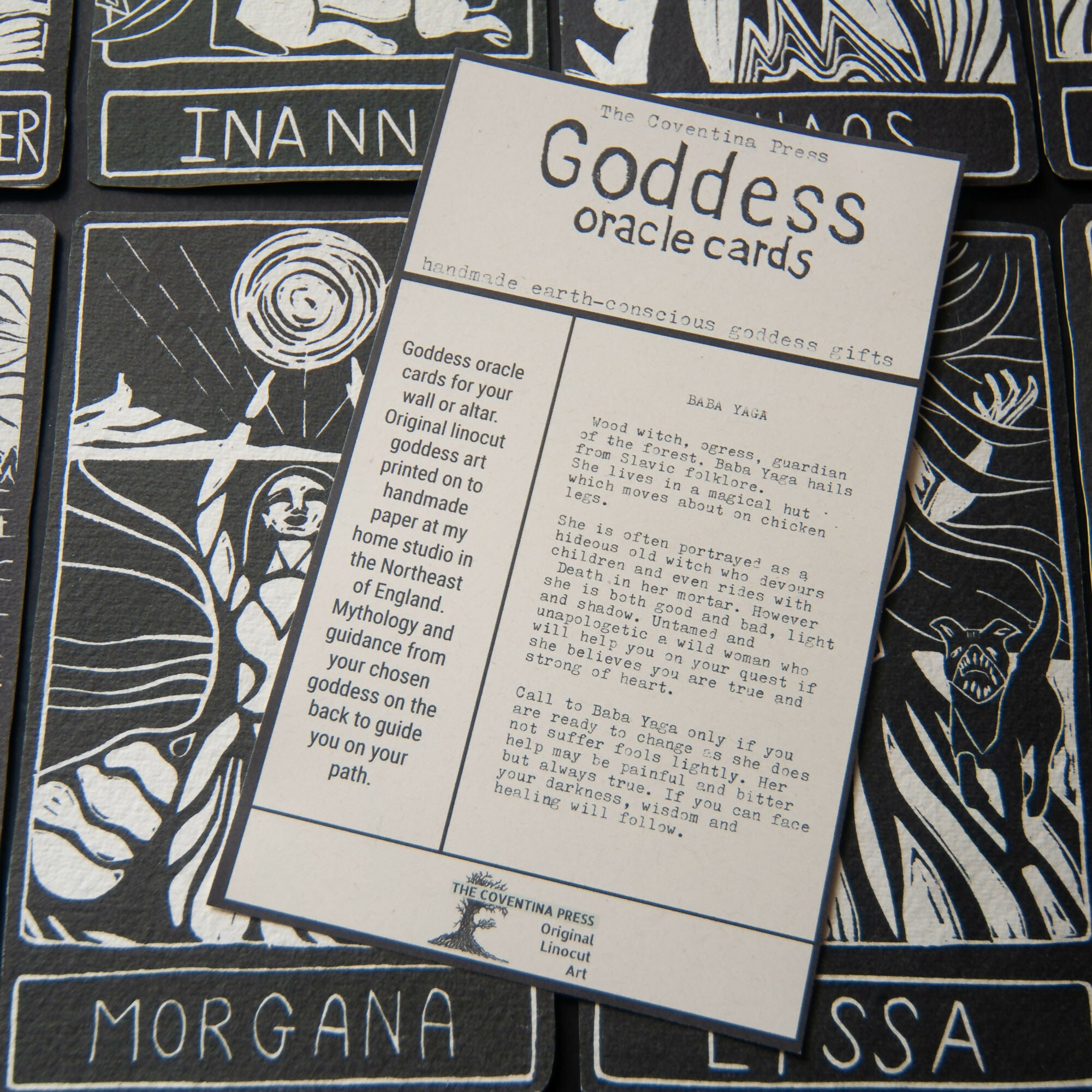 BABA YAGA GODDESS ALTAR CARD