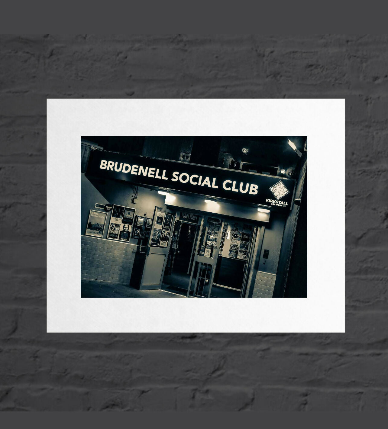 Brudenell Social Club, Mounted Photographic Print