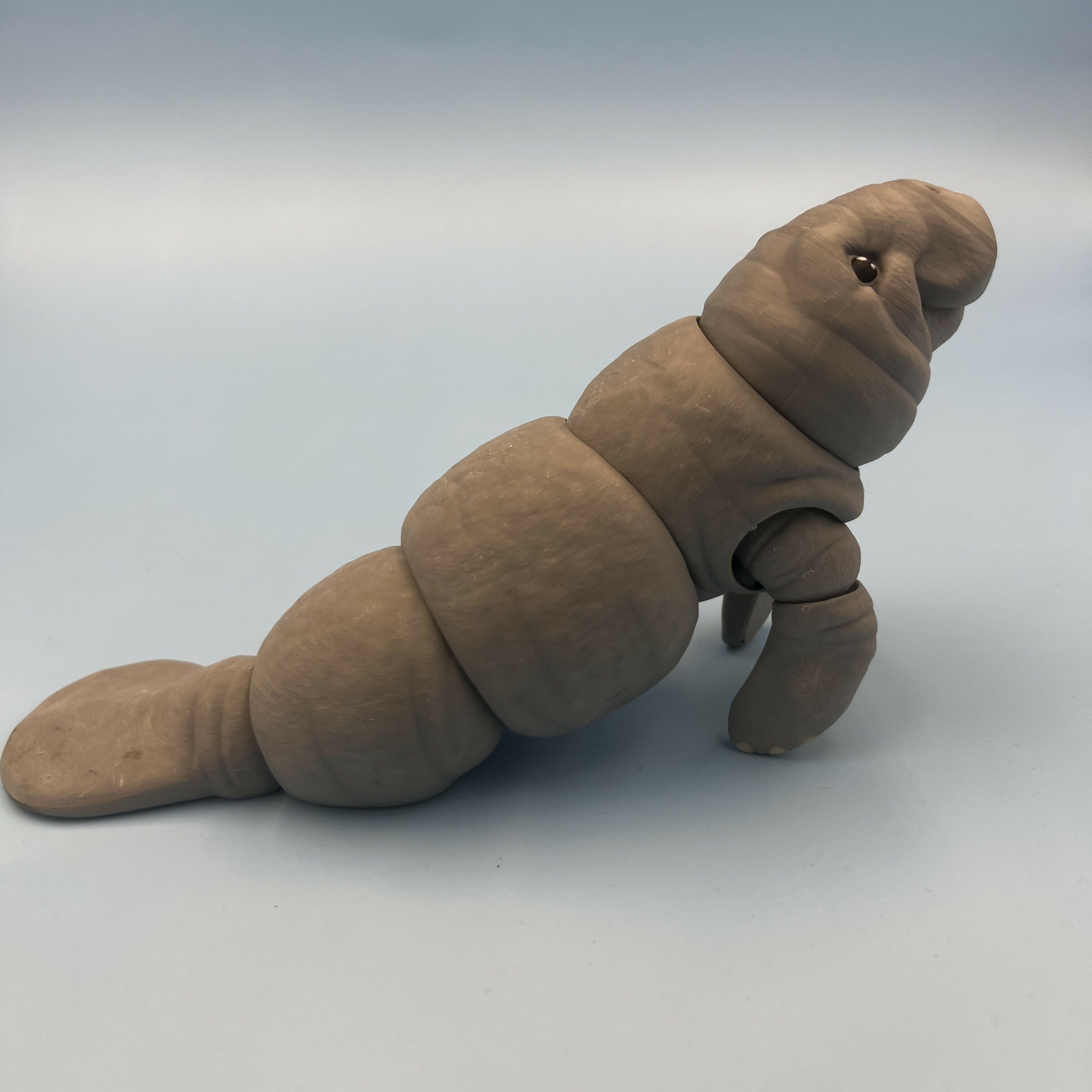 3D Printed MEDIUM: Articulated Sensory Fidget Animals friends Manatee 14.5cm