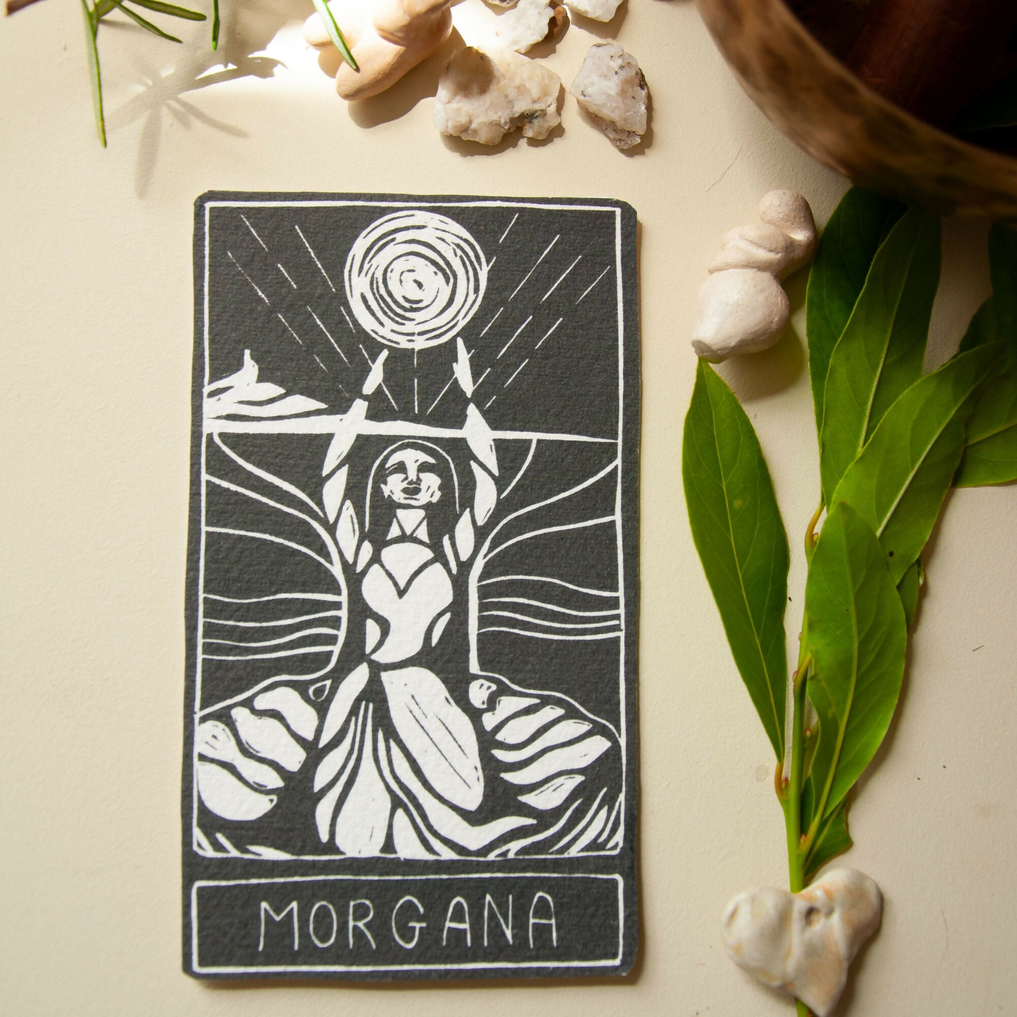 MORGANA GODDESS ALTAR CARD