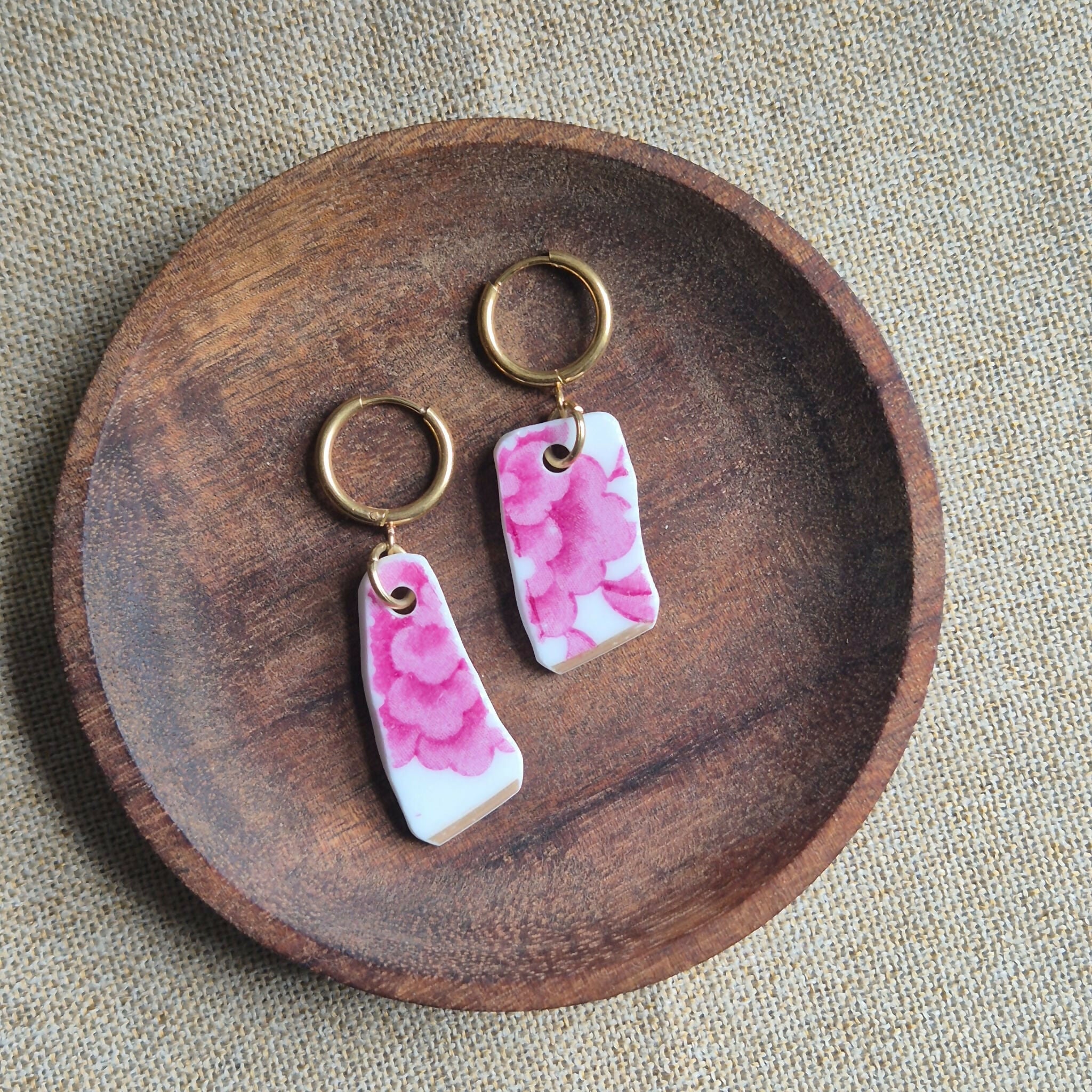 Recycled Ceramic Earring
