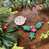 Holly Berries Wooden Decoration