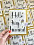 FOILED HELLO TINY HUMAN GREETINGS CARD