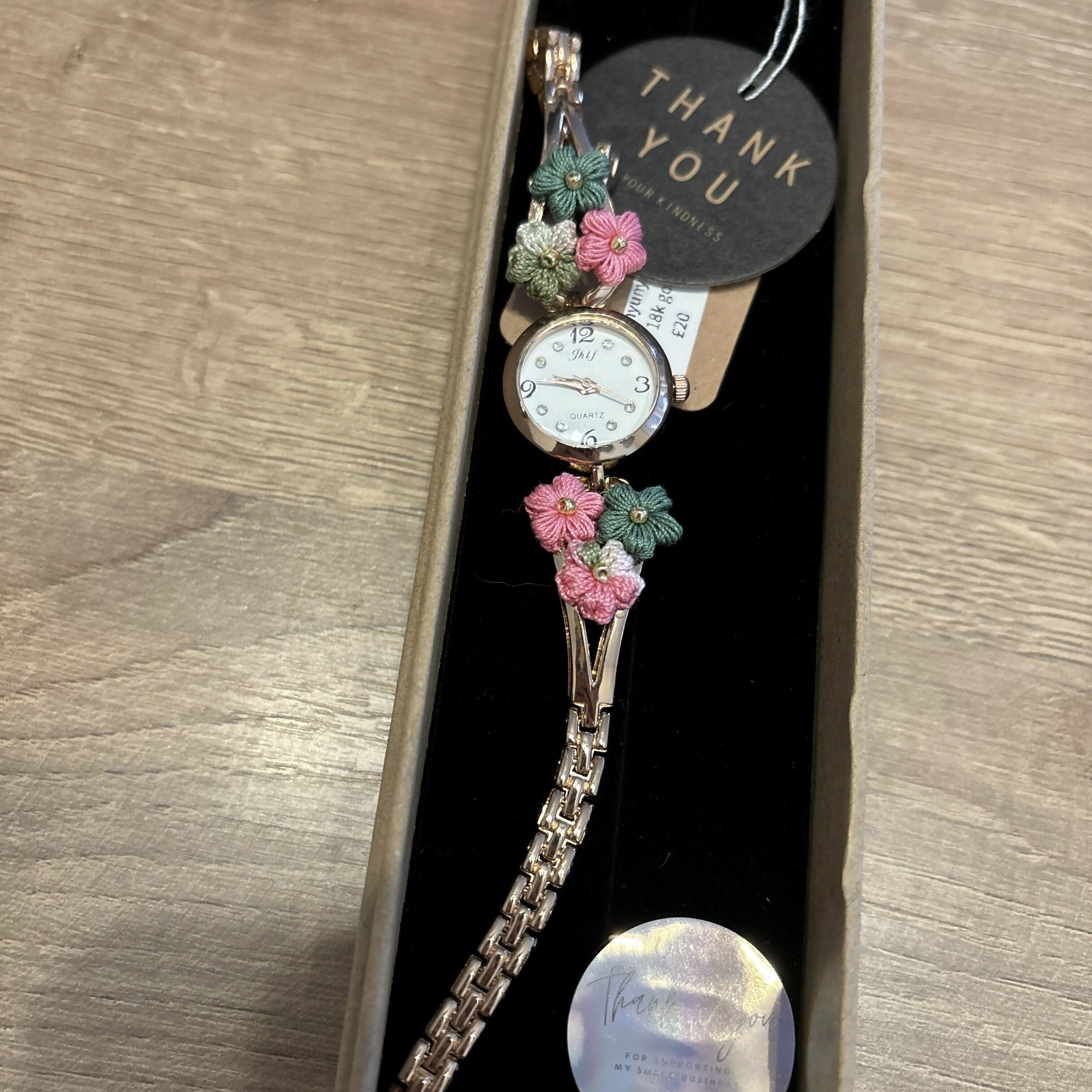 Micro Crochet Flower Watches