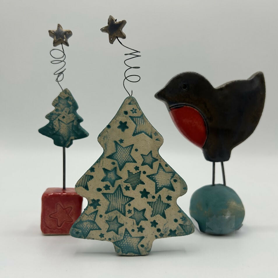 Irregular Christmas Ceramic Decorations