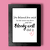 Mama Mini Framed Illustration She Believed