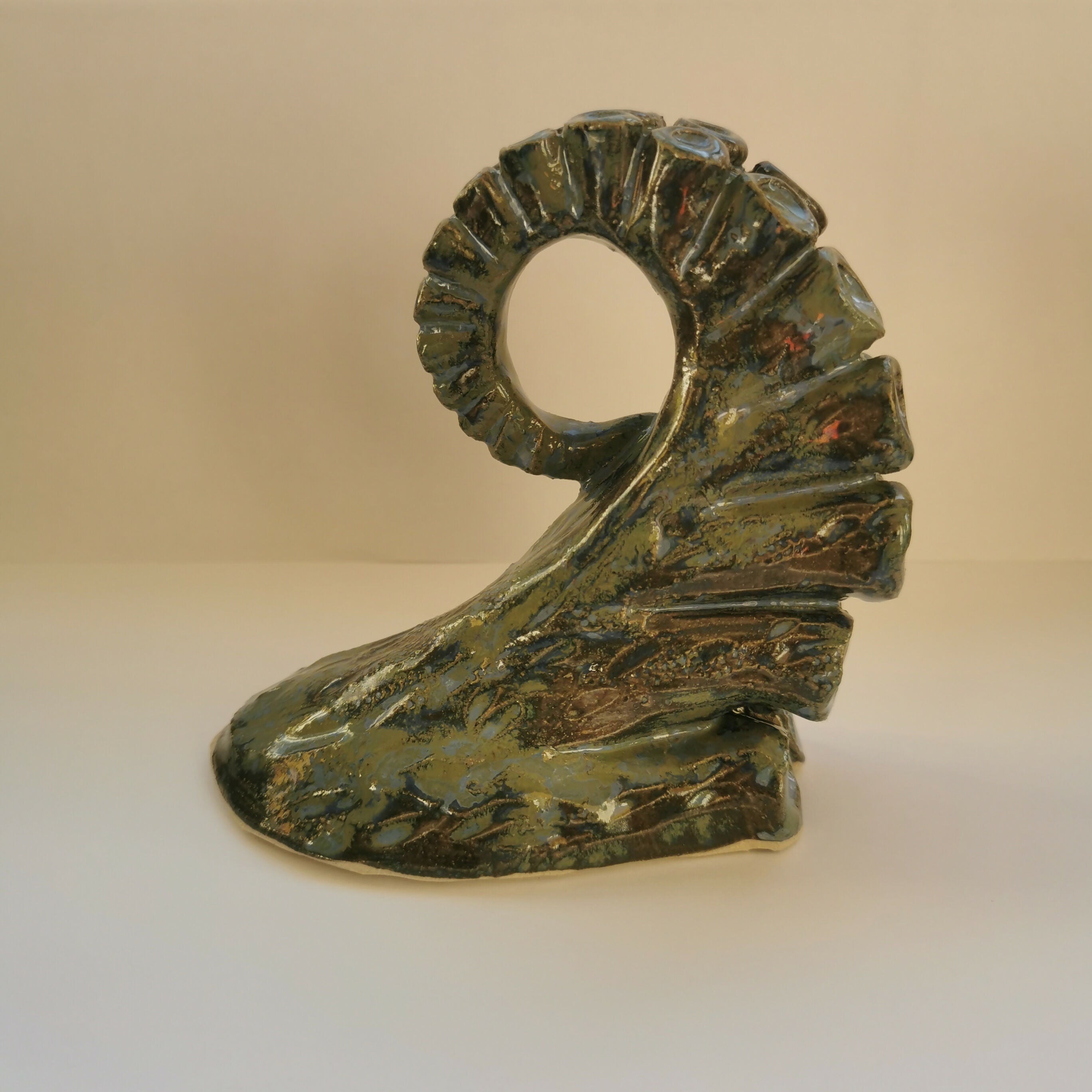 Coiled Tentacle Sculpture