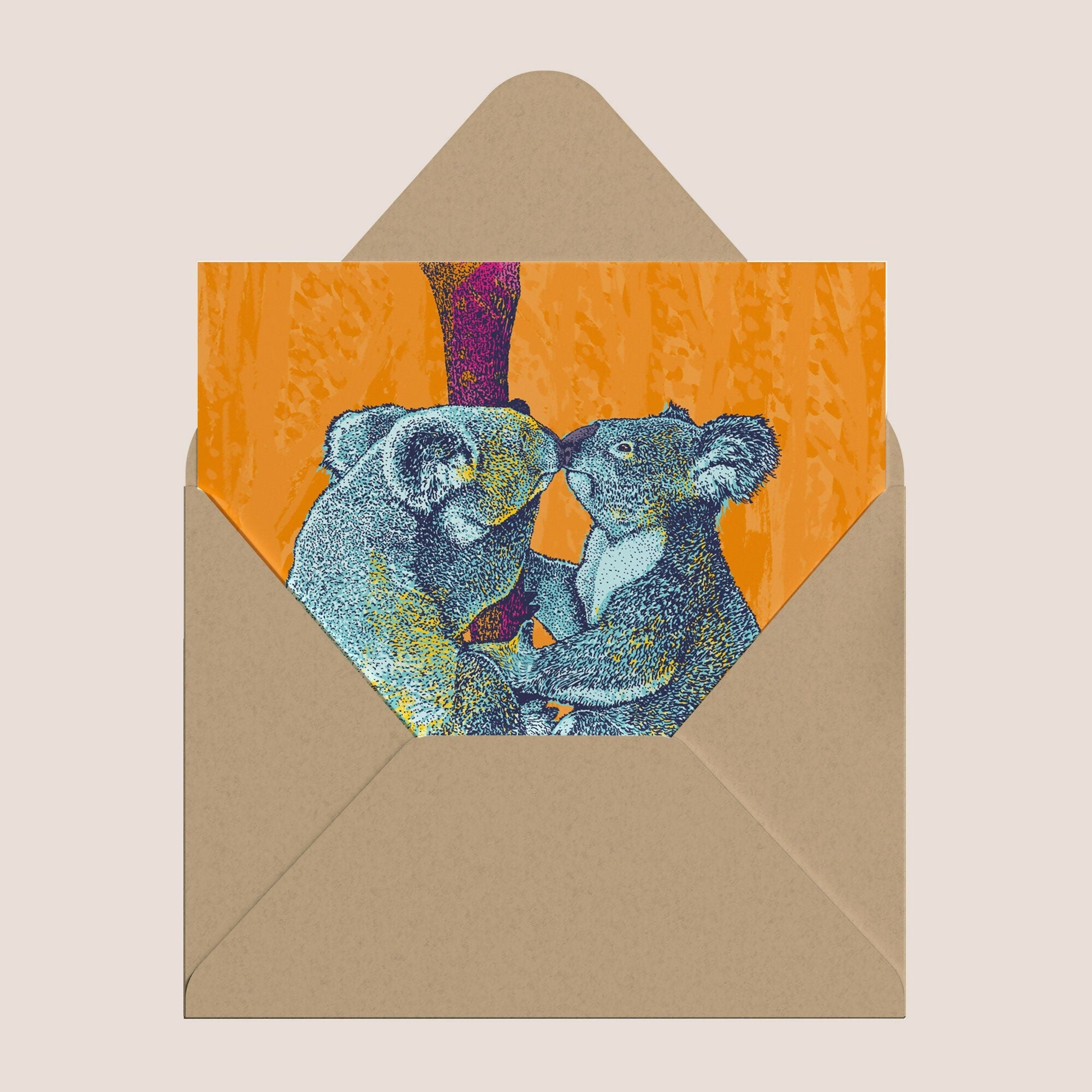 Koala Kiss Greeting Card