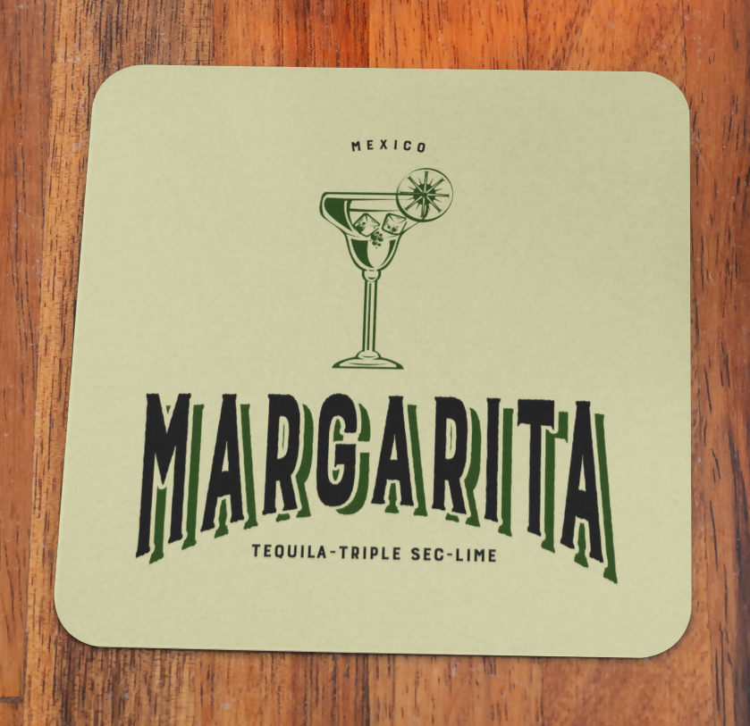 Cocktail Design Drinks Coaster
