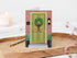 Green Door and Wreath Christmas Card A6