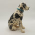 Ceramic Harlequin Great dane dog sculpture