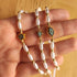 Hand-Strung Pearl and Gold Bead Adjustable Bracelet -Traditional Mediterranean Charms