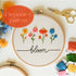 Preprinted Embroidery Pattern For Beginners - Bloom