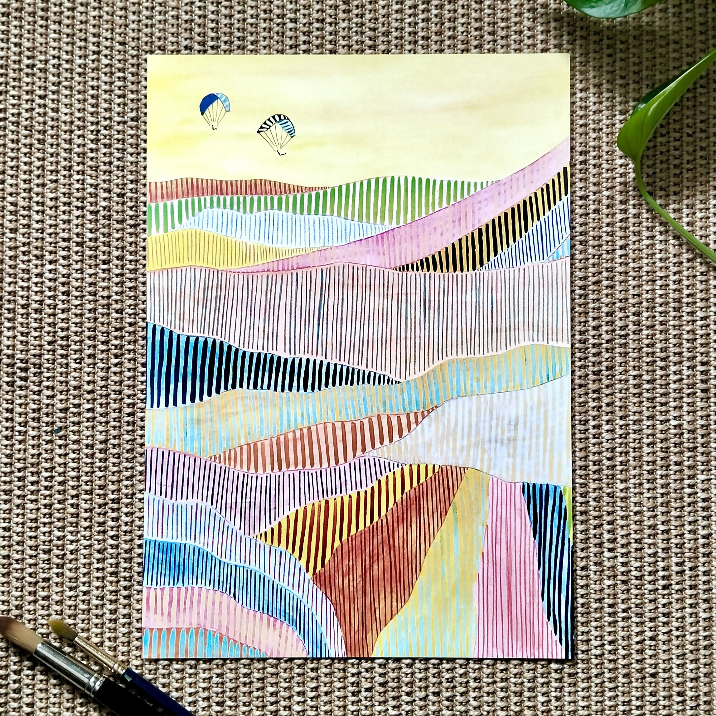 A3 Art Print | Black Mountains