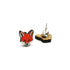 Foxes Necklace and Stud Earrings Set
