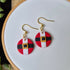 Christmas Santa Coat Earrings