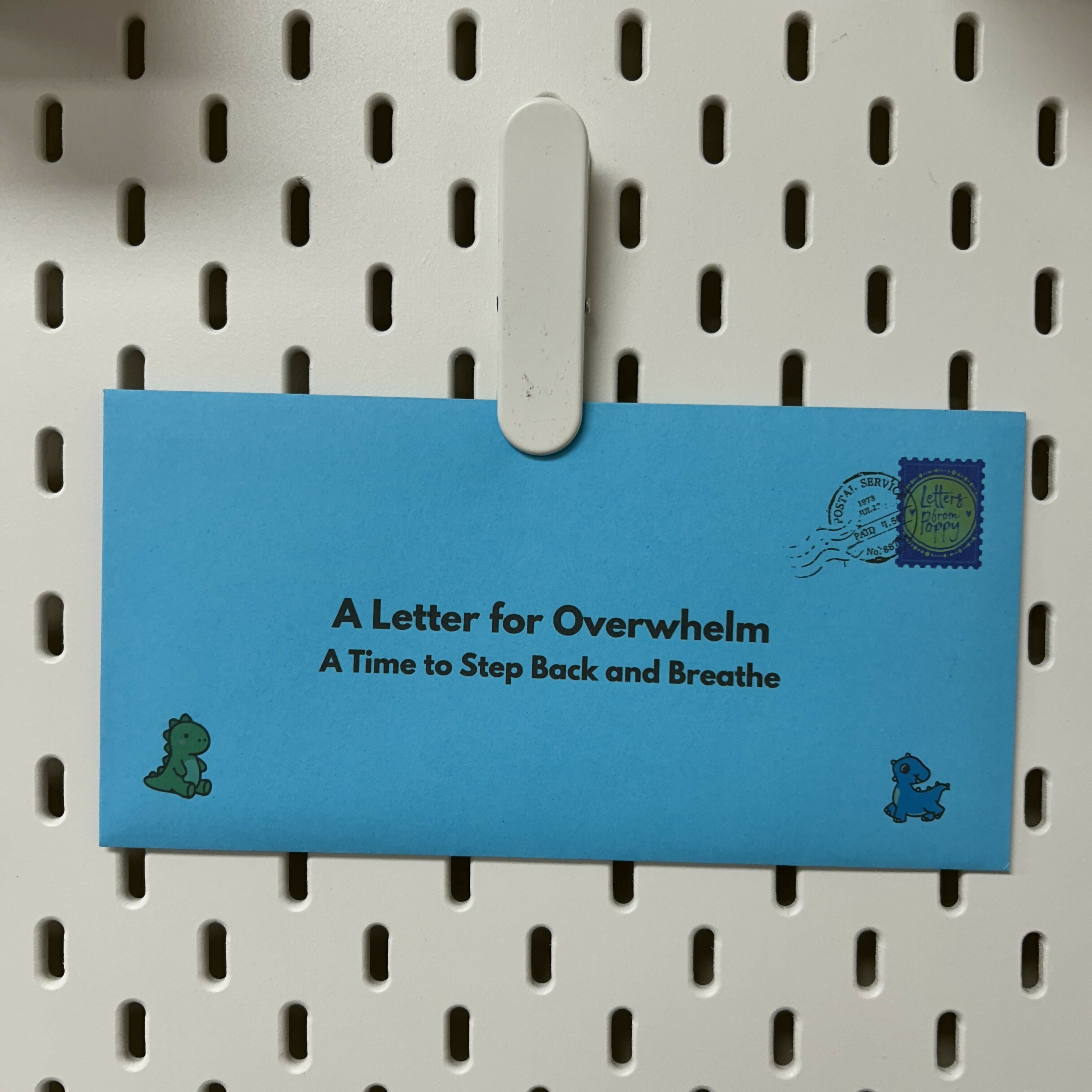 Overwhelm Letter for Taking Time to Step Back and Breathe