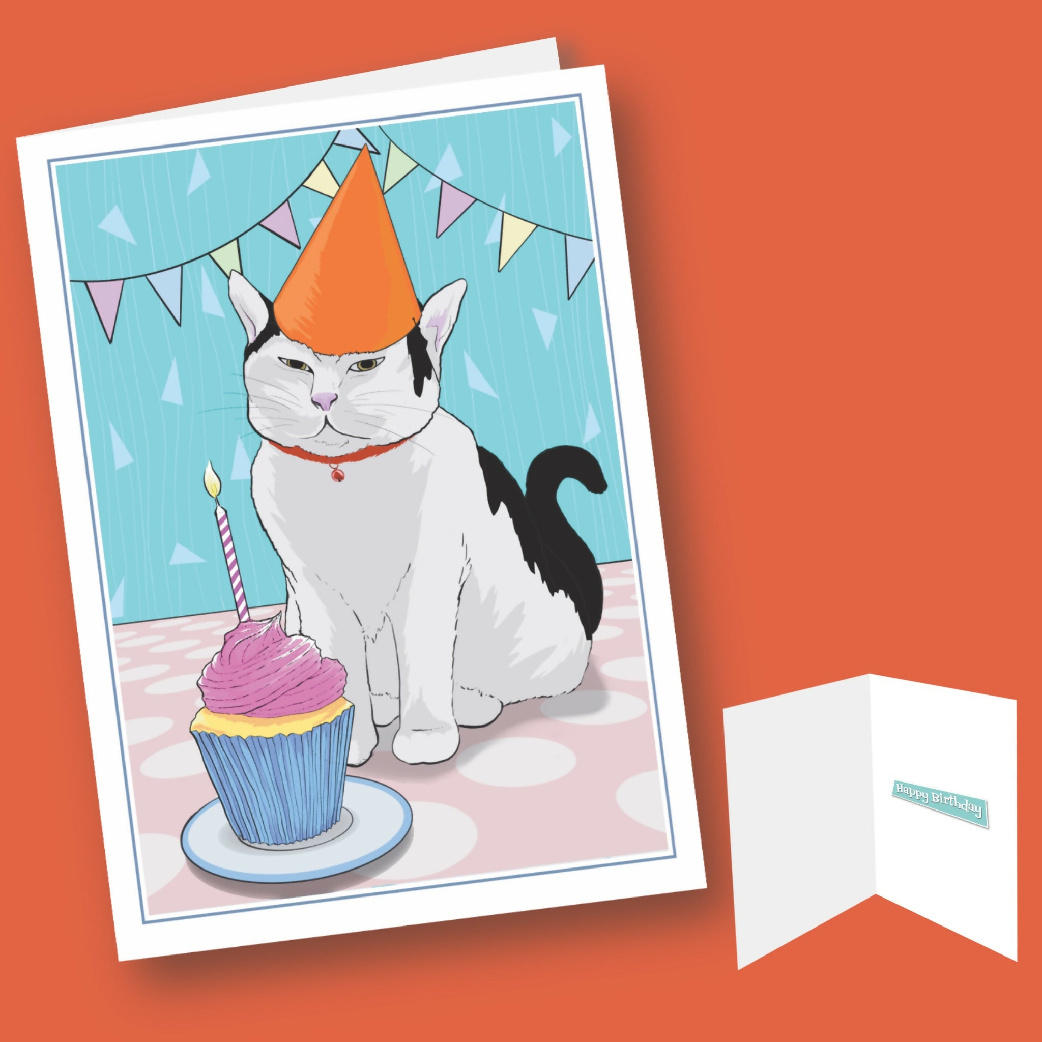 Cat Birthday Card