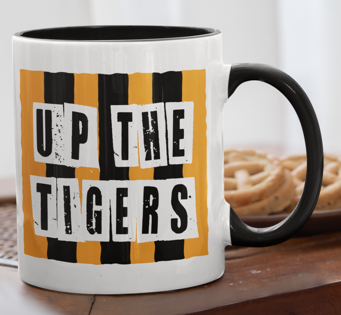 Hull City Mug UP THE TIGERS Design