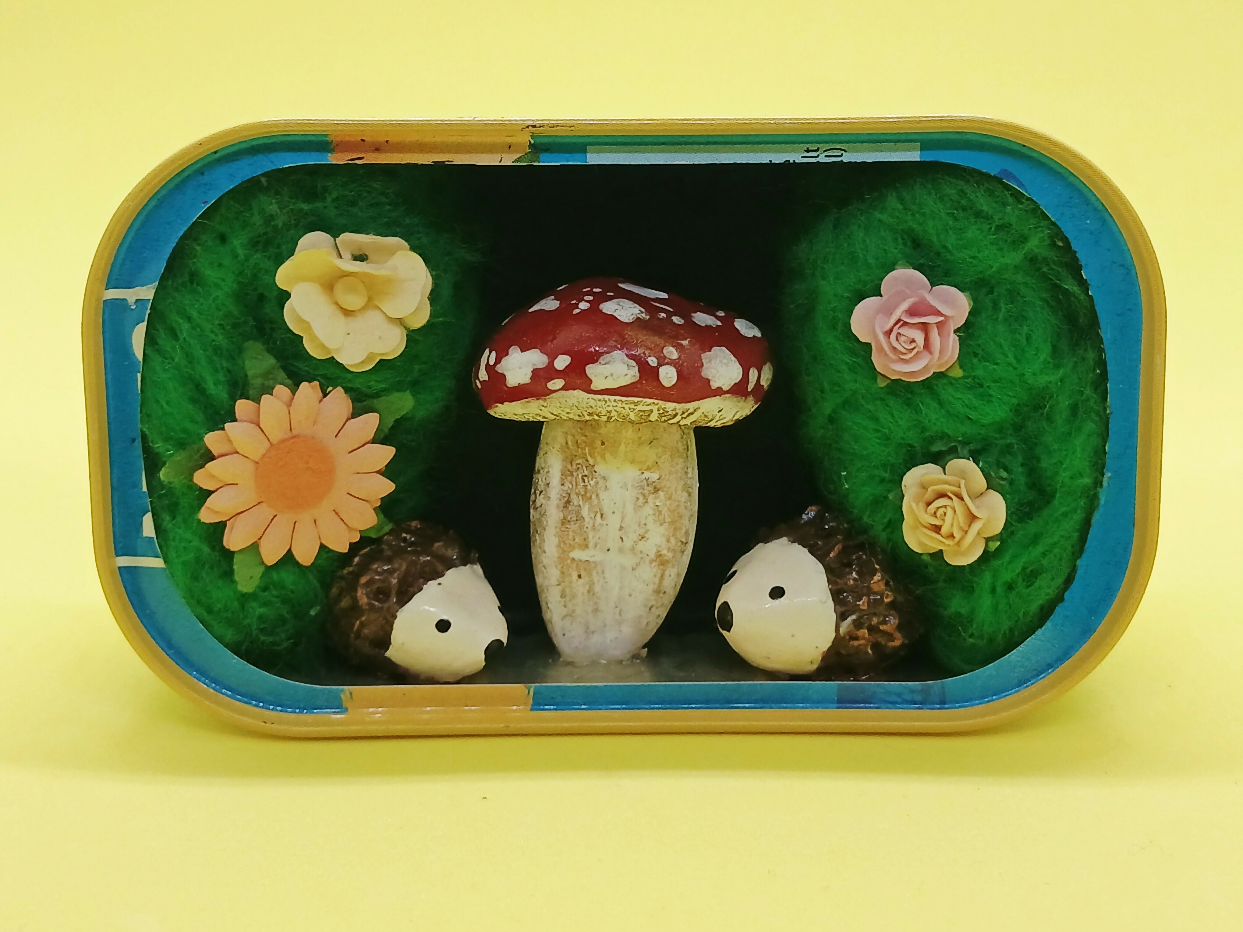 Toadstool and Hedgehog Desk Pet/Buddy