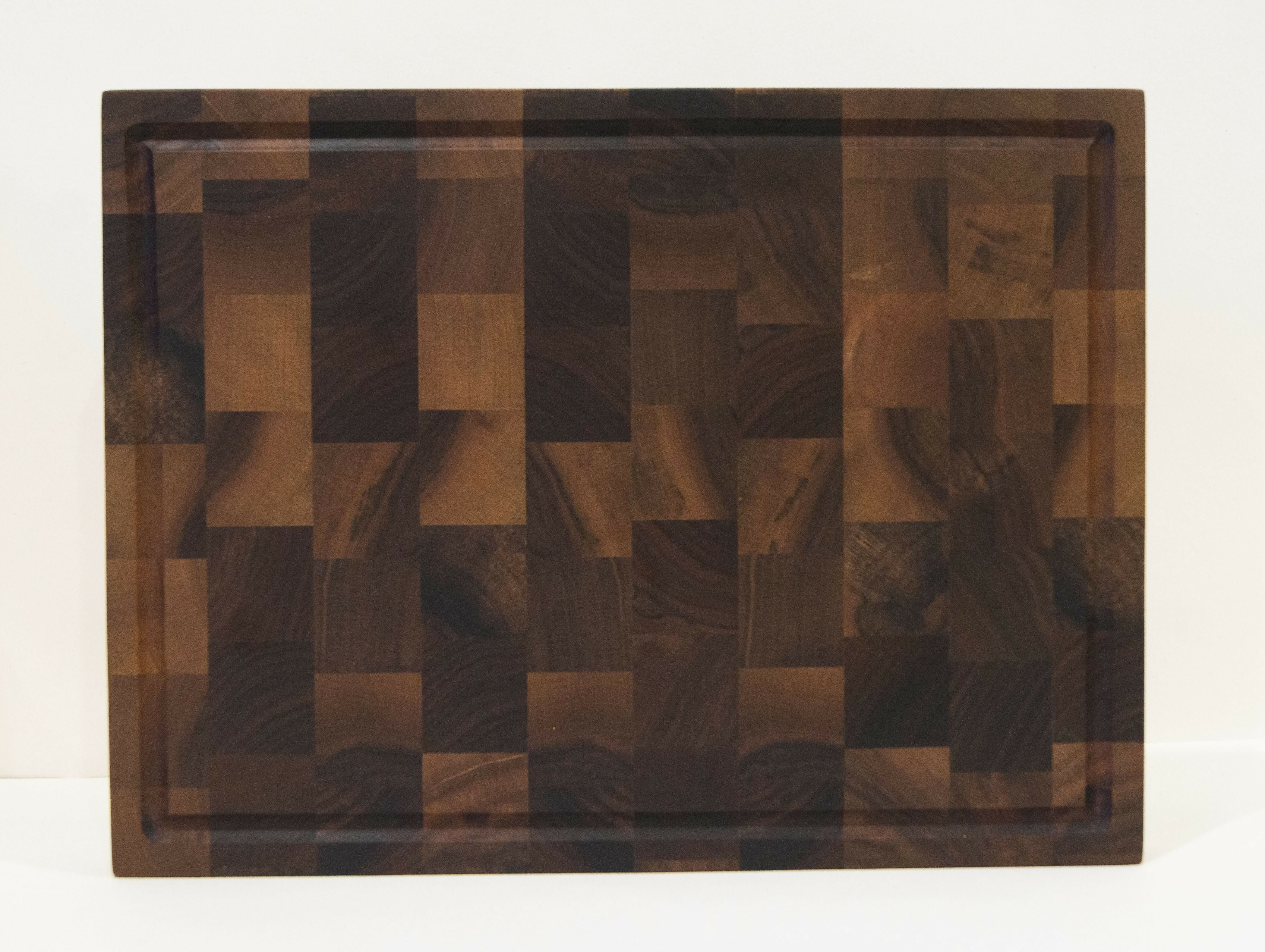 End-grain Walnut Chopping Board