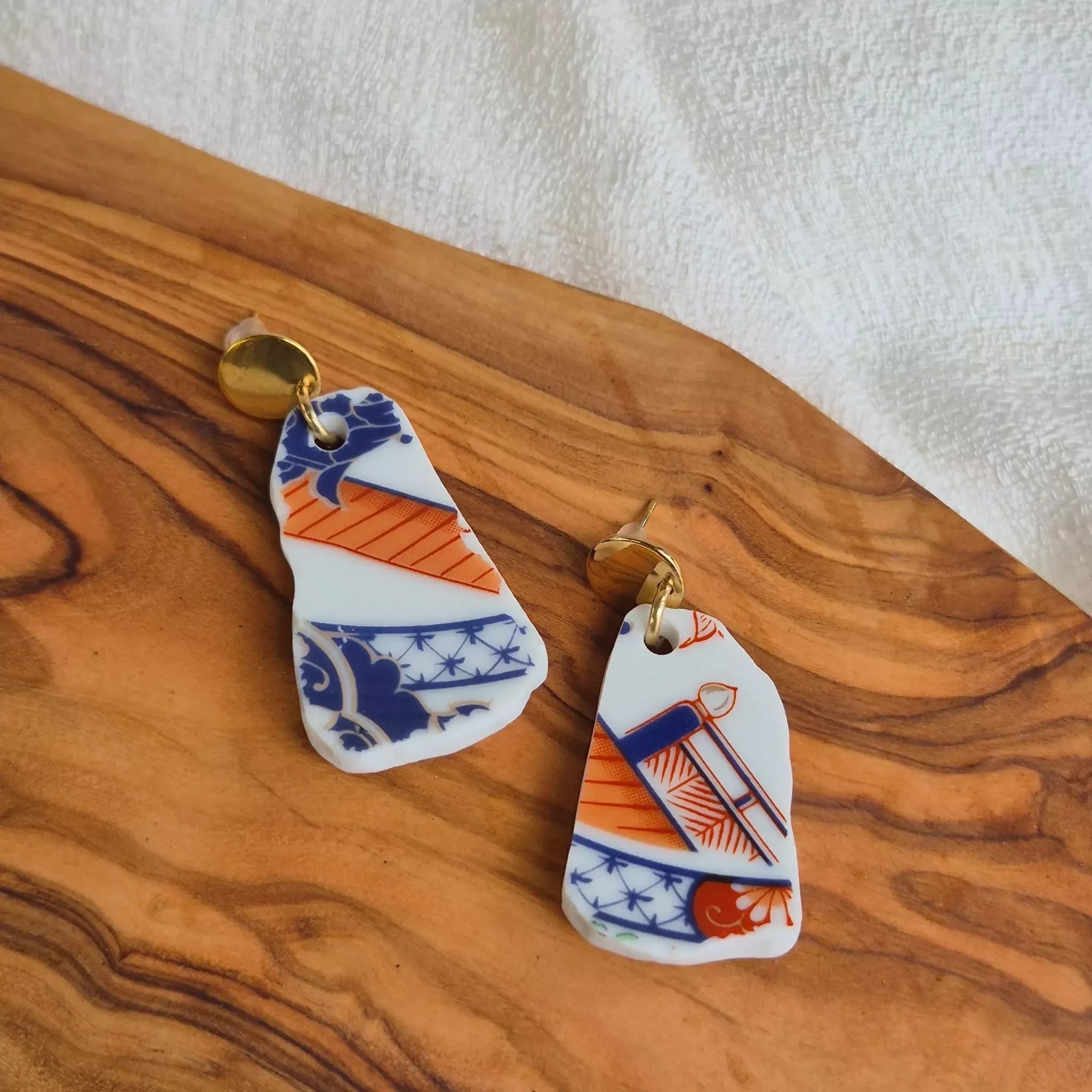 Recycled Ceramic Earring