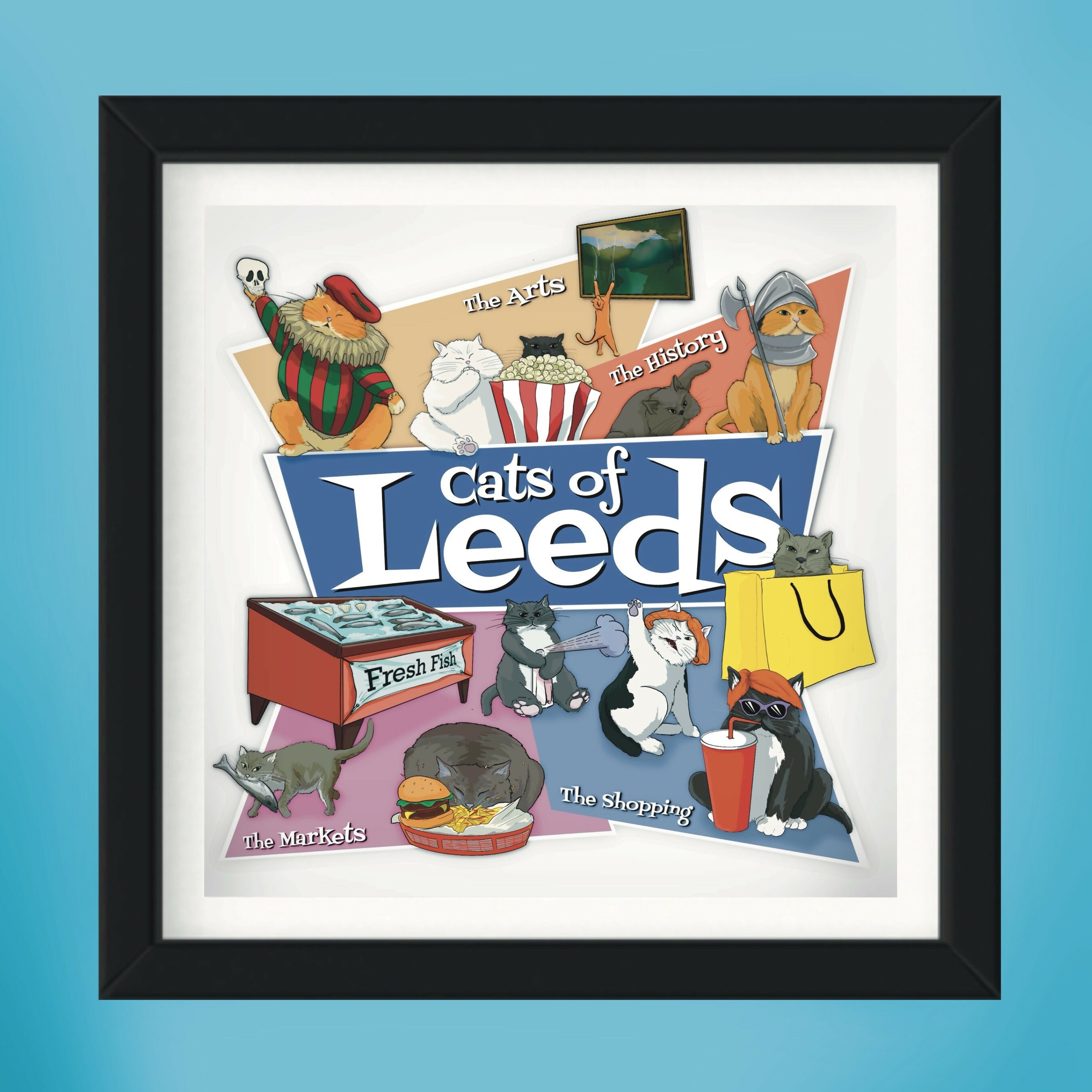 Cats of Leeds Frame