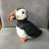 Puffin Sculpture with Fish