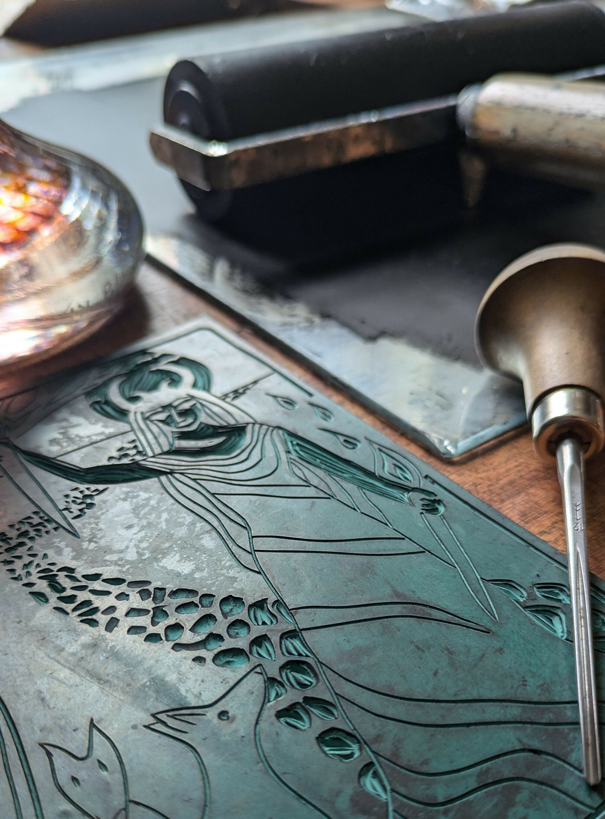 HECATE GODDESS ALTAR CARD