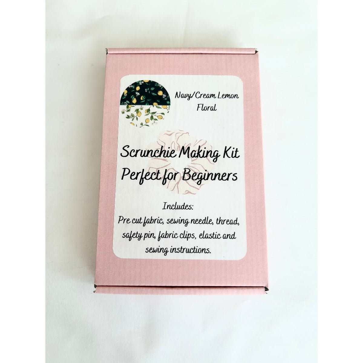 Lemon Hair Scrunchie Sewing Kit